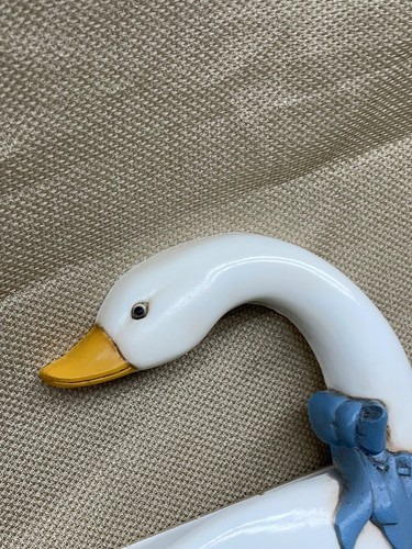 HOMCO Burwood Geese Wall Pockets Goose Home Interiors pair good cond. - Picture 12 of 23