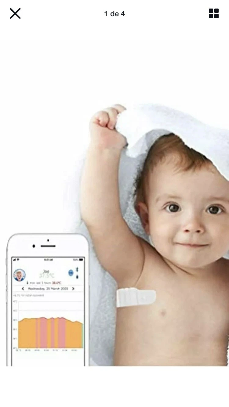 TUCKY Thermometer Patch Connected - Medical Device - Continuous Monitoring & r
Opens in a new window