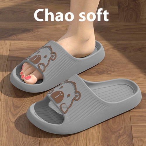 Cute Cartoon Dog Slippers Non-slip Floor Bathroom Slipper Summer Women's House S - Picture 71 of 93