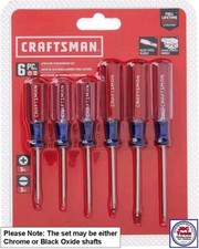 Craftsman Tools 6 Pc Jewelers Screwdriver Set