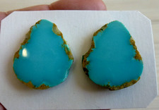 Natural Turquoise Cabochon 40 ct  Stabilized  AAA  free form