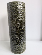 Vintage large APOLLO 10 Royal Norfolk Mid Century Pottery Green Textured Vase