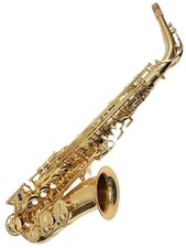 Antigua Saxophone AS STD GL Tested Working Alto Lacquer Wind Instrument Used