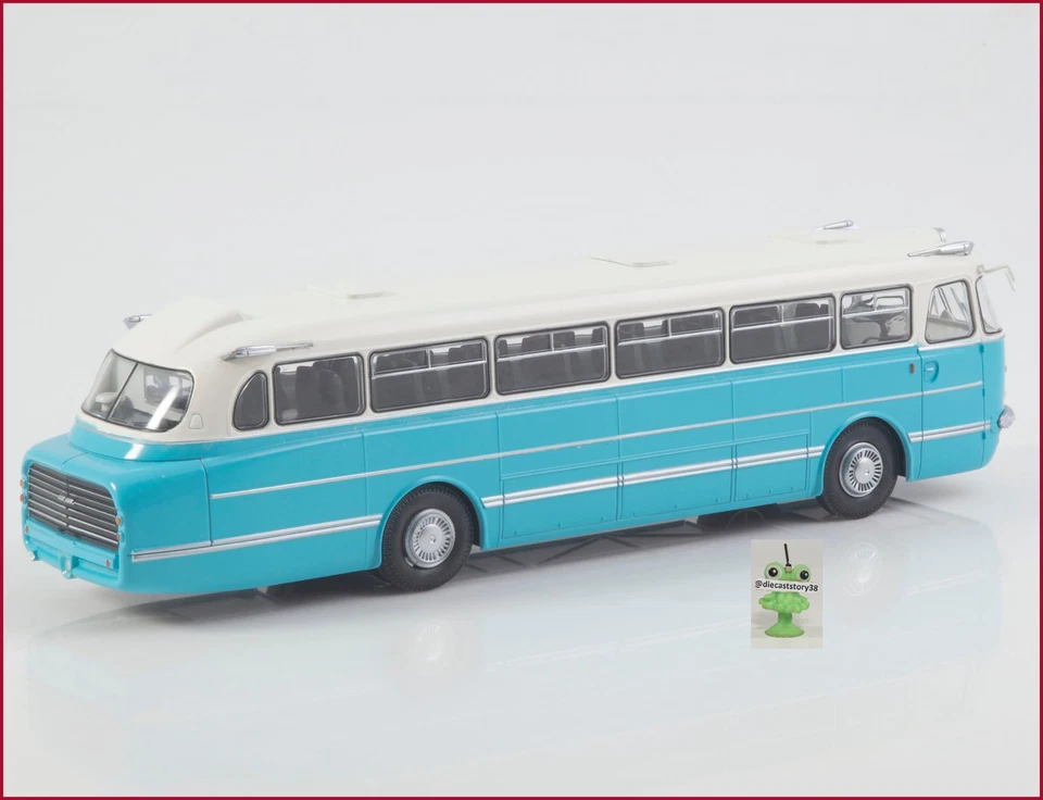 1:43 NEW! Intercity Bus Ikarus 55 14 Hungary russian Modimio №73 USSR - Bild 4 von 4