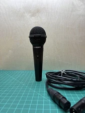 Leader DM-1800 Dynamic Microphone with High Grade XLR Cable | Tested & Working