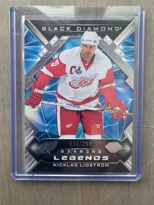 Nicklas Lidstrom 2022-23 Upper Deck Black Diamond - Diamond Legends #BDL-NL /299