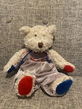 Collecticritters Limited Edition Plush Bear Red White Blue Outfit PA-8473(RC)