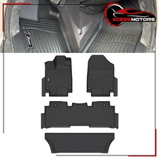 Fits 18-26 Honda Odyssey Heavy Duty Tpe Floor Mats All Season Carpets 4pcs Set