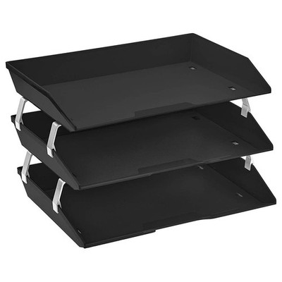 Facility 3 Ebenen Briefablage Seiteneinschub Letter Tray/A4 Desktop Datei