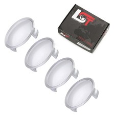 4x Kappe Radnaben Deckel Blende Felgendeckel Silber Metallic ø 75mm für CITROEN