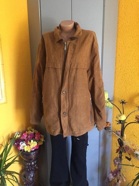 Men Frankie Morello Jacket Brown 46 / 3XL / 54