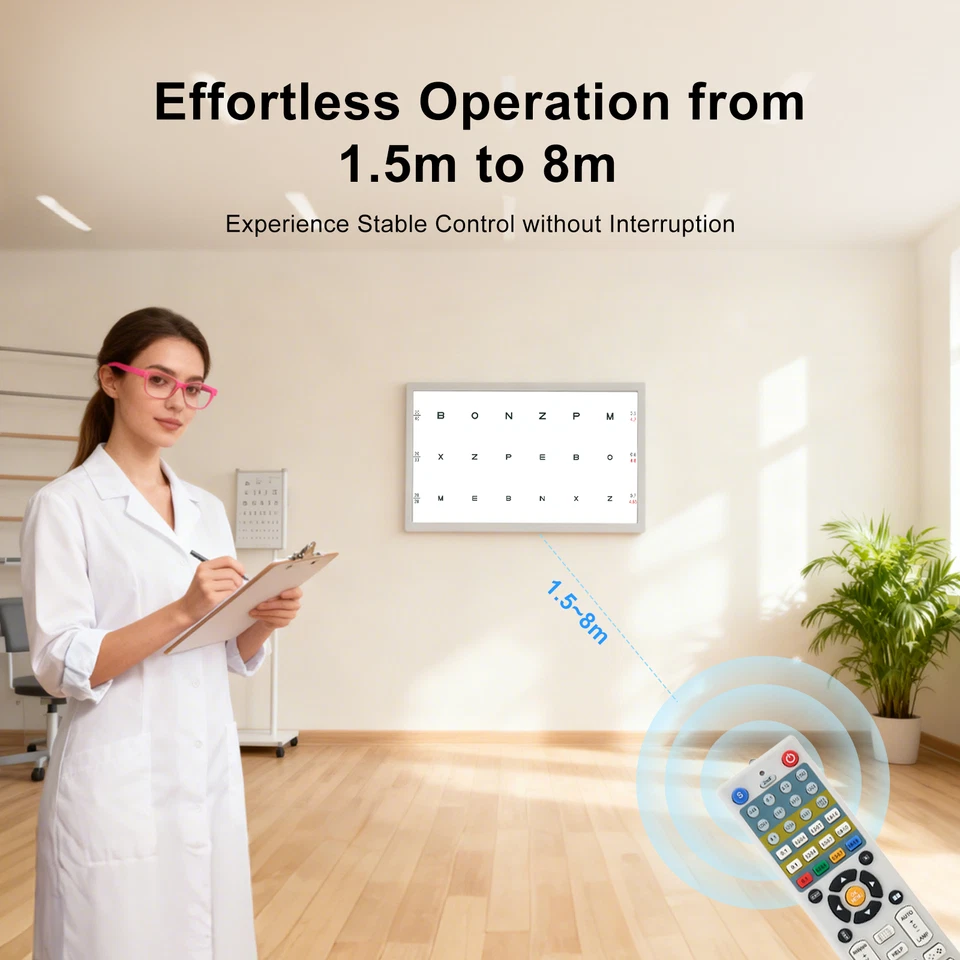 19 Inch Screen Ophthalmic LCD Visual Acuity Vision Chart Optical Testing Monitor - Image 3 of 4