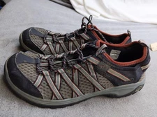 Chaco Shoes Mens 10.5 43.5 Gray Black Mesh Hiking Water Trail Outdoor 3104933