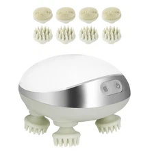 Electric Scalp Massager with Heat Rechargeable Head Massager Waterproof