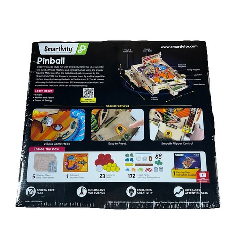 Smartivity DIY Pinball Machine Toy for Ages 8-99 Year Old | Award Winning Arc... - Picture 2 of 3