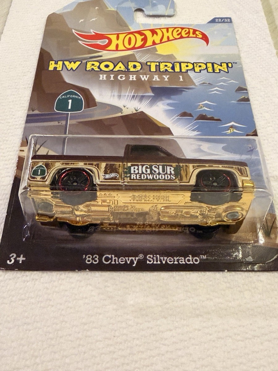 Hot Wheels 83 Chevy Silverado HW Road Trippin' Highway 1 Big Sur