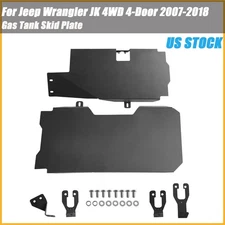 Gas Tank Fuel Tank Skid Plate For Jeep Wrangler JK 4WD 4 Door 2007-2018