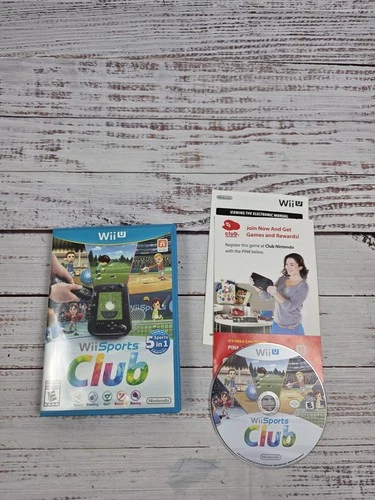 Wii Sports Club (Nintendo Wii U) Complete & Tested Excellent Disc