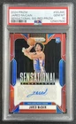 JARED MCCAIN PSA 10 2024-25 PANINI PRIZM #SS-JMC SENSATIONAL AUTO RED RC 21/99