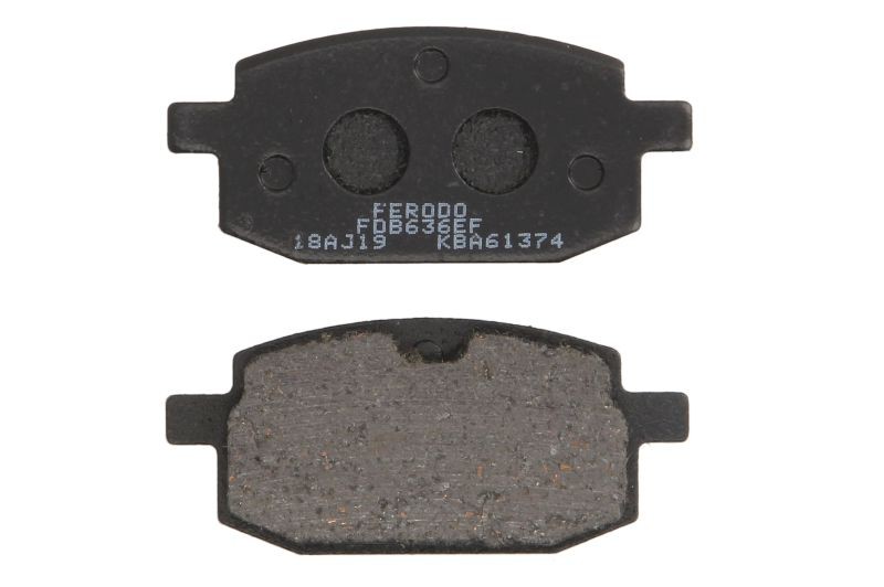 Für FERODO FDB636EF Brake pads FDB636EF  eco friction, intended use road-small