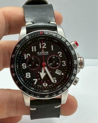Edox Cross Rally Watch working condition adjustable size used