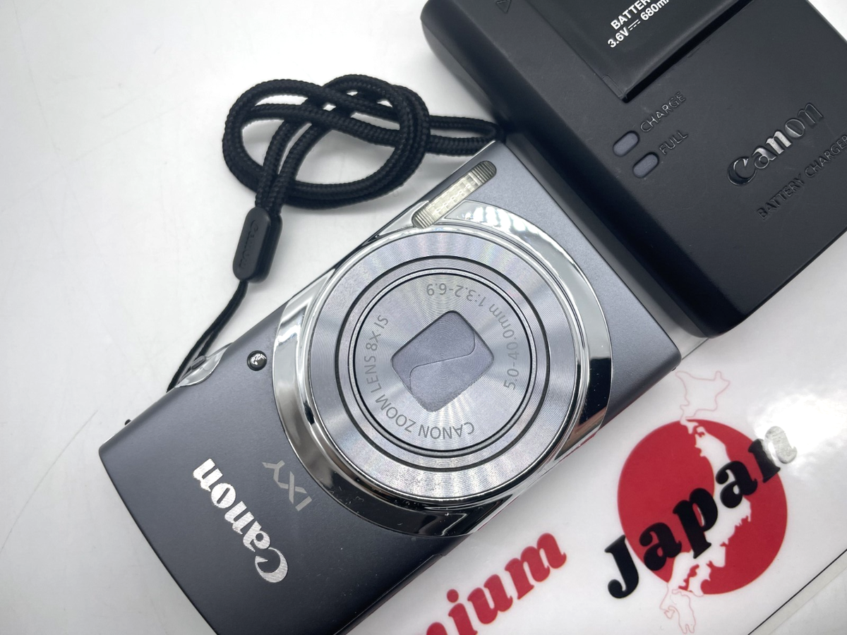 Canon IXY 130 Silver 16MP Digital Camera w/ Battery & Charger