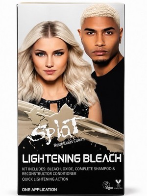 Splat Rebellious Colors Lightening Bleach Kit Quick Lightening Action