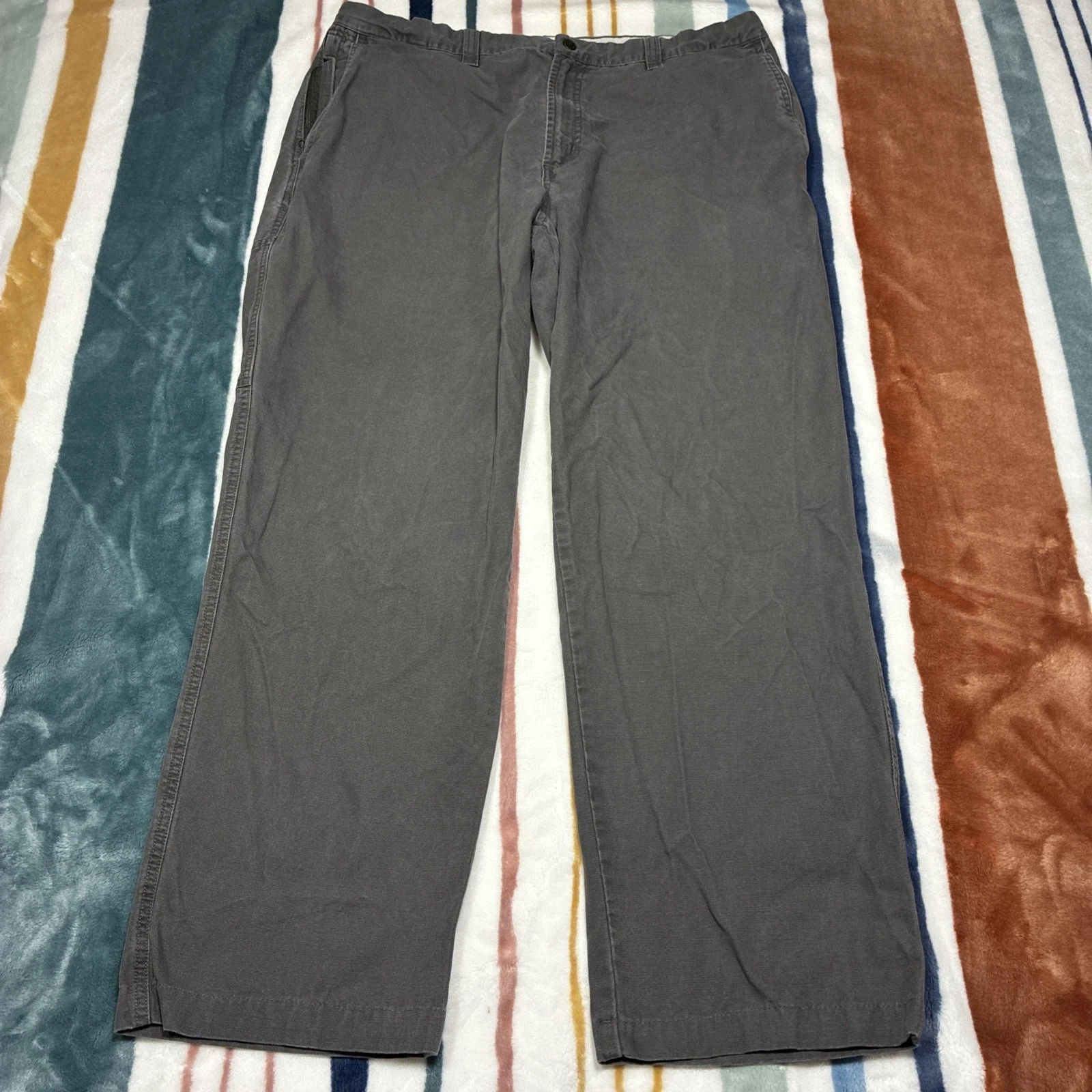 Columbia Mens Pants 37x29 Gray Outdoor Hiking Casual Straight Leg Gorpcore Cargo