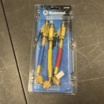Mastercool 90262 3 Piece R12 Manual Shut-off Valve Adapter Set Ball Valve