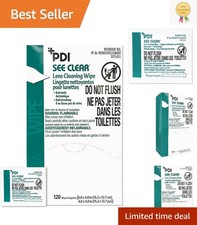 Non-Abrasive Lens Cleaning Wipes - 120 Count, Perfect for All Eyewear