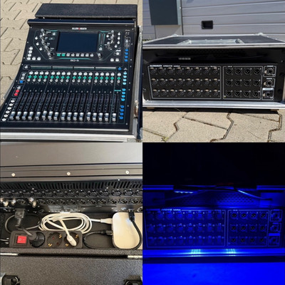 Allen & Heath SQ5 Digitalmischpult, AR2412, All Plugins, Cases - Komplettpaket