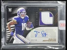 JUSTIN JEFFERSON 2020 PANINI BLACK ROOKIE SIGNATURE COPPER RC PATCH AUTO 09/10