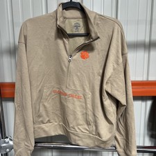 NEW NCAA Clemson Tigers Women’s 1/2 Zip Pullover Size M (8/10) With Pockets