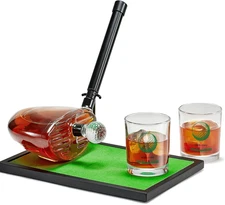 Golf Gifts for Men Dad, Kollea Golf Club Whiskey Decanter with Shot Glasses, Liq