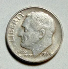 1954 Roosevelt Dime 90% Silver