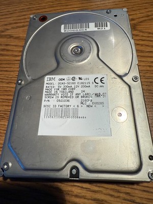 IBM DCAS-32160 2160MB SCSI SE Wide 68-Pin 3.5'' HDD Disk Drive Hard drive *NEW *