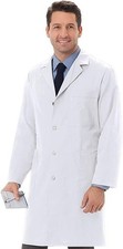 Personalize White Swan Meta Unisex 40" labcoat 6116 Lab Coat
