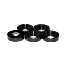 50 PCS M6 Black Alloy Aluminum Countersunk Screw Gaskets Cone Cup Washers