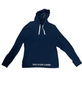Ralph Lauren Blue Hooded Long Sleeve Sweatshirt – Pre-Owned