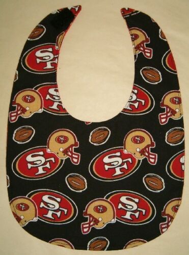 Baby Bib Handmade in the USA with NFL Teams Fabrics Infant Bibs You Pick - Picture 1 of 58