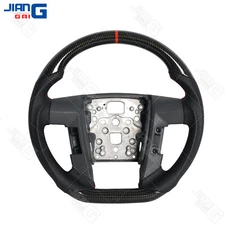 Hydro Dip Carbon Fiber Steering Wheel Fit Ford F150 Raptor No Heated 2009-2014