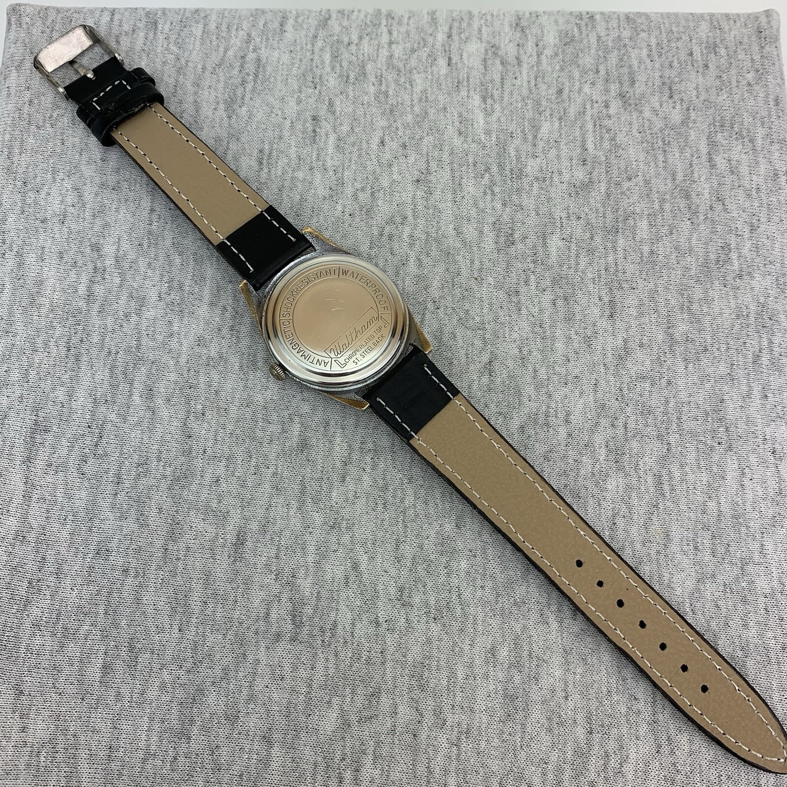 Vintage Waltham Mens Watch 1970’s Date Red Arrow … - image 15