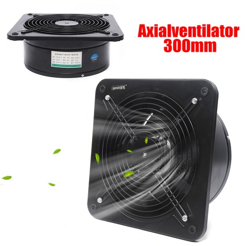 300mm Abluftventilator Wandlüfter Ventilator Lüftungssysteme Für Küchen Toilette - Bild 9 von 11