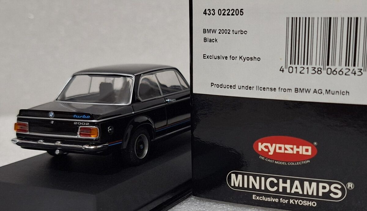3) BMW 2002 Turbo Black 1:43 Minichamps 433022205 Exclusive 3) BMW 2002 Turbo Black 1:43 Minichamps 433022205 Exclusive