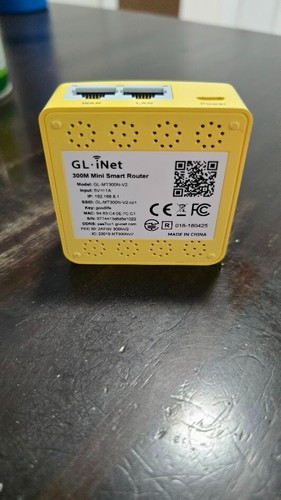 GL.iNet GL-MT300N-V2 Mango Portable Mini Travel Wireless Pocket VPN WiFi Router - Picture 5 of 6