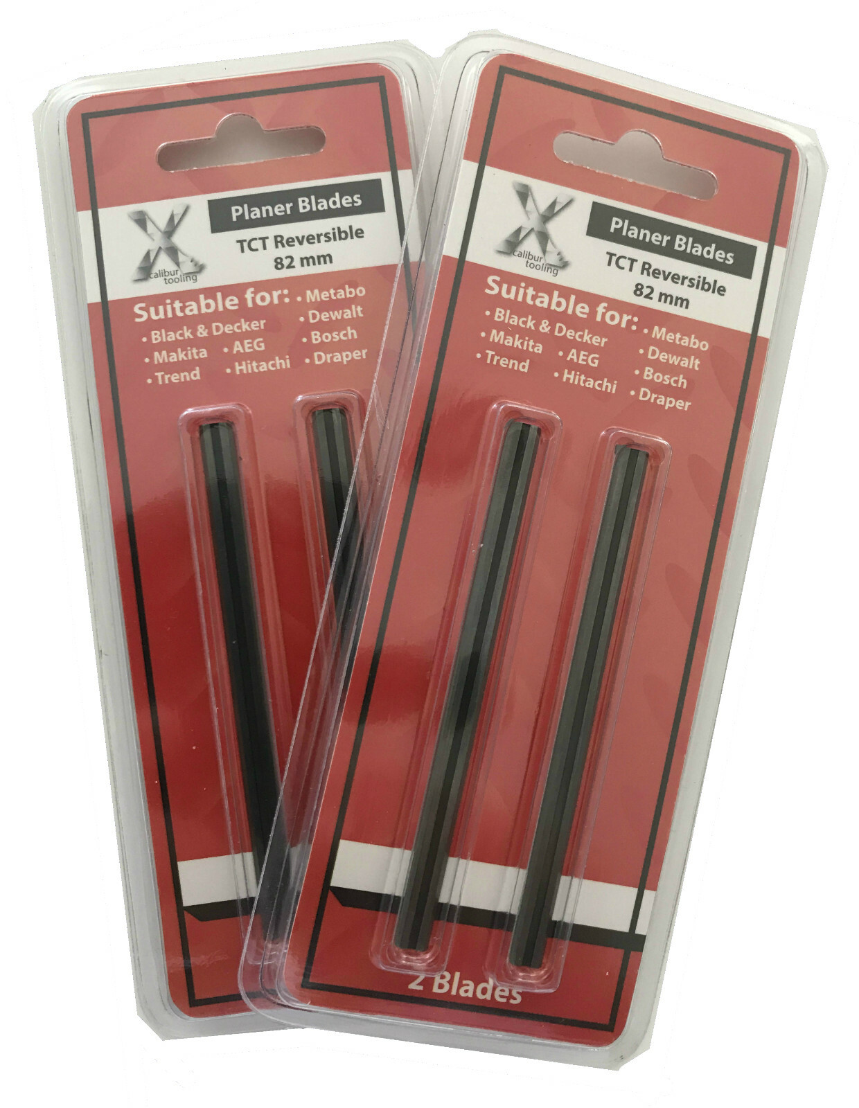 4 x 82mm Carbide Planer Blades To Fit All Bosch PHO Bosch GHO Series