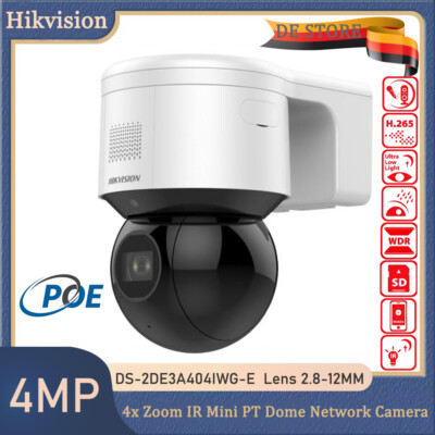 Hikvision DS-2DE3A404IWG-E 4MP DarkFighter 4X PTZ IP Kamera Audio IR50M POE