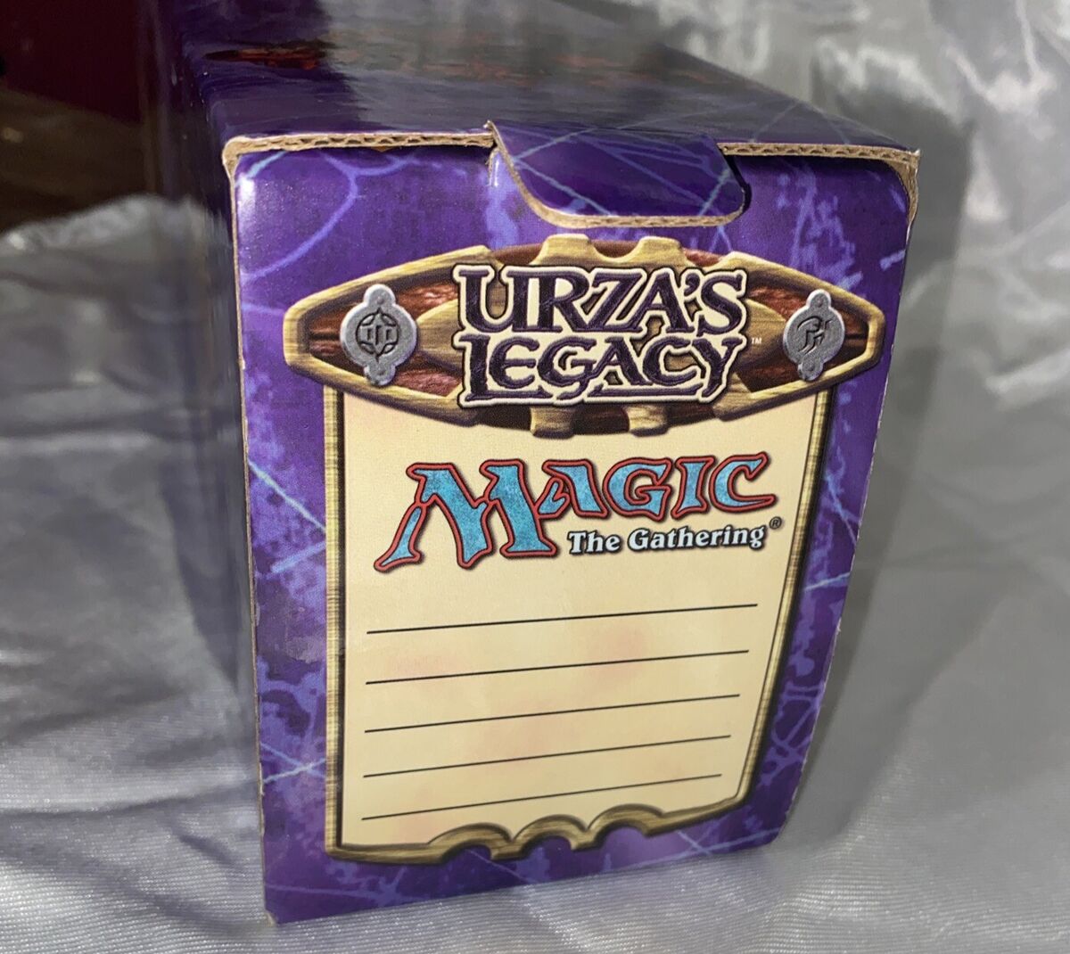 Vintage MTG Urza's Legacy Storage Box/Magic the Gathering Vintage MTG Urza's Legacy Storage Box/Magic the Gathering