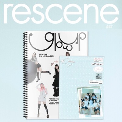RESCENE [GLOW UP] 2nd Mini Album CD+Poster+Photo Book+Ornament+4 Card+etc SEALED
