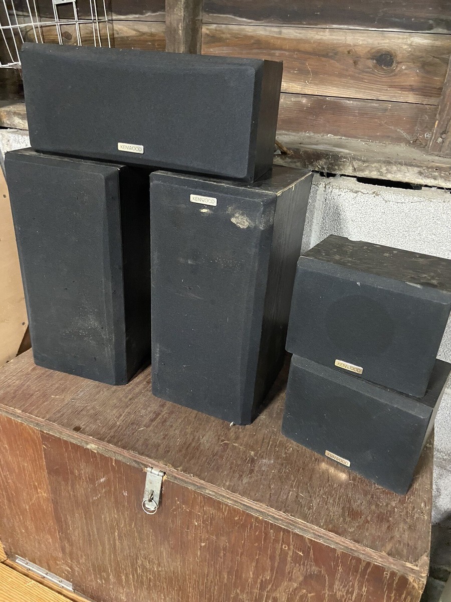 Kenwood KS-401HT Set of 5 Surround Sound Speakers w/manual | eBay